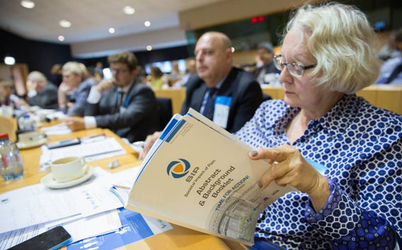 The "Societal Impact of Pain" (SIP) is an international platform created in 2009 as a joint initiative of the European Pain Federation EFIC® and the pharmaceutical company Grünenthal GmbH.