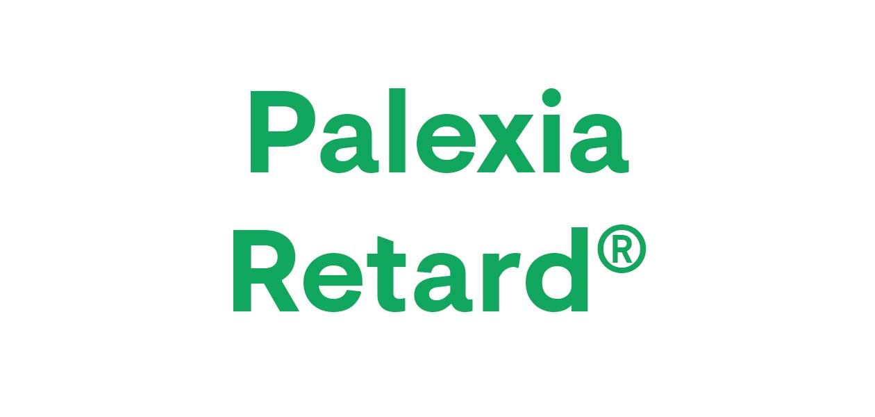 Palexia Retard logo.